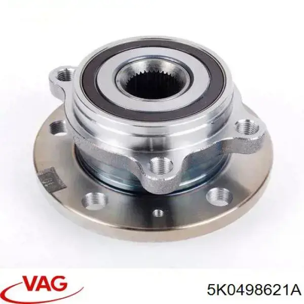 5K0498621A VAG cubo de rueda delantero