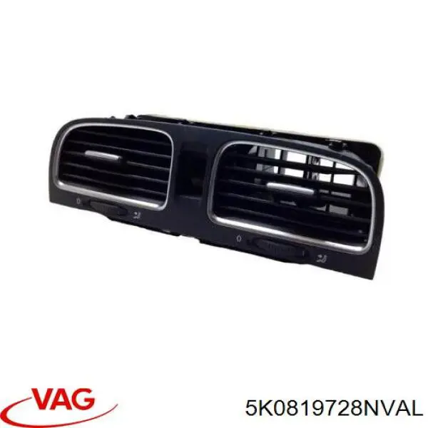  Rejilla aireadora de salpicadero para Volkswagen Golf 6 