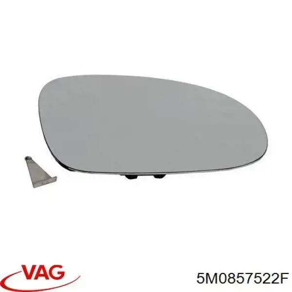 5M0857522F VAG cristal de espejo retrovisor exterior derecho