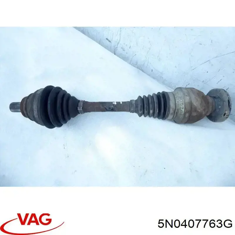 5N0407763GV VAG árbol de transmisión delantero izquierdo