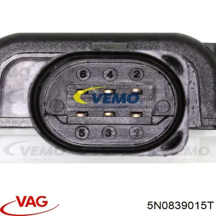 5N0839015T VAG cerradura de puerta trasera izquierda