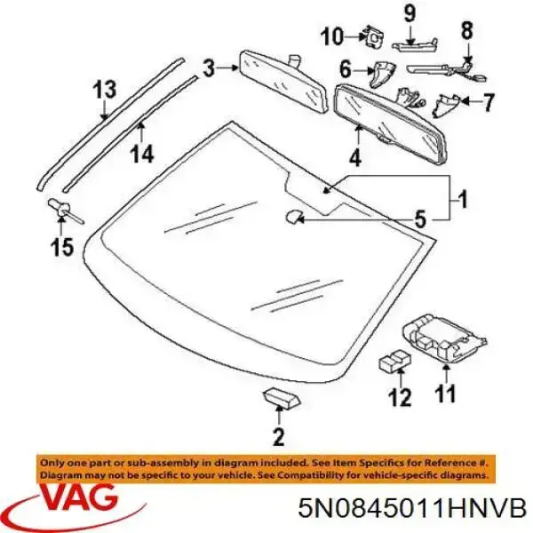 GS 7114 D12 FPS parabrisas