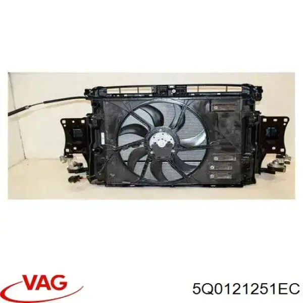 5Q0121251EC VAG radiador refrigeración del motor