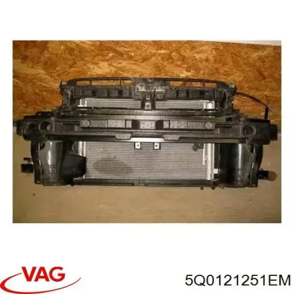 5Q0121251EM VAG radiador refrigeración del motor