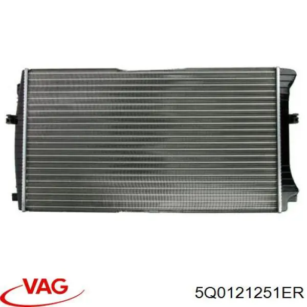 5Q0121251ER VAG radiador refrigeración del motor