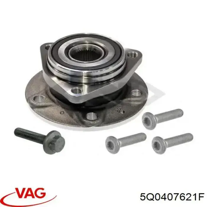 5Q0407621F VAG cubo de rueda delantero