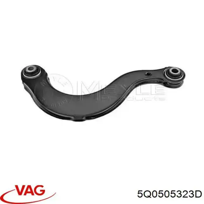 5Q0505323D VAG brazo suspension inferior trasero izquierdo/derecho