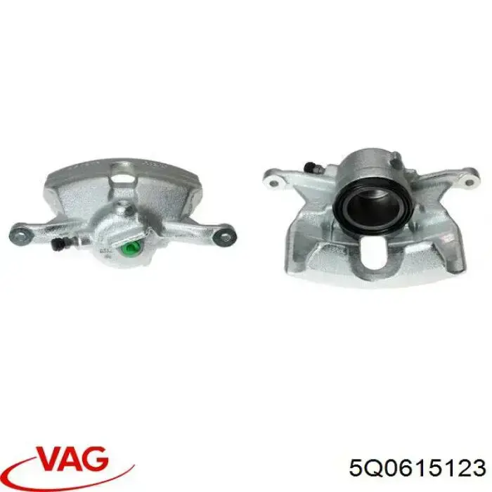 5Q0615123 VAG pinza de freno delantera izquierda