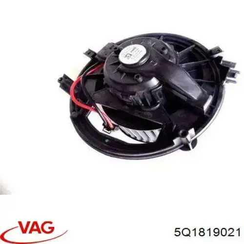 5Q1819021 VAG motor eléctrico, ventilador habitáculo