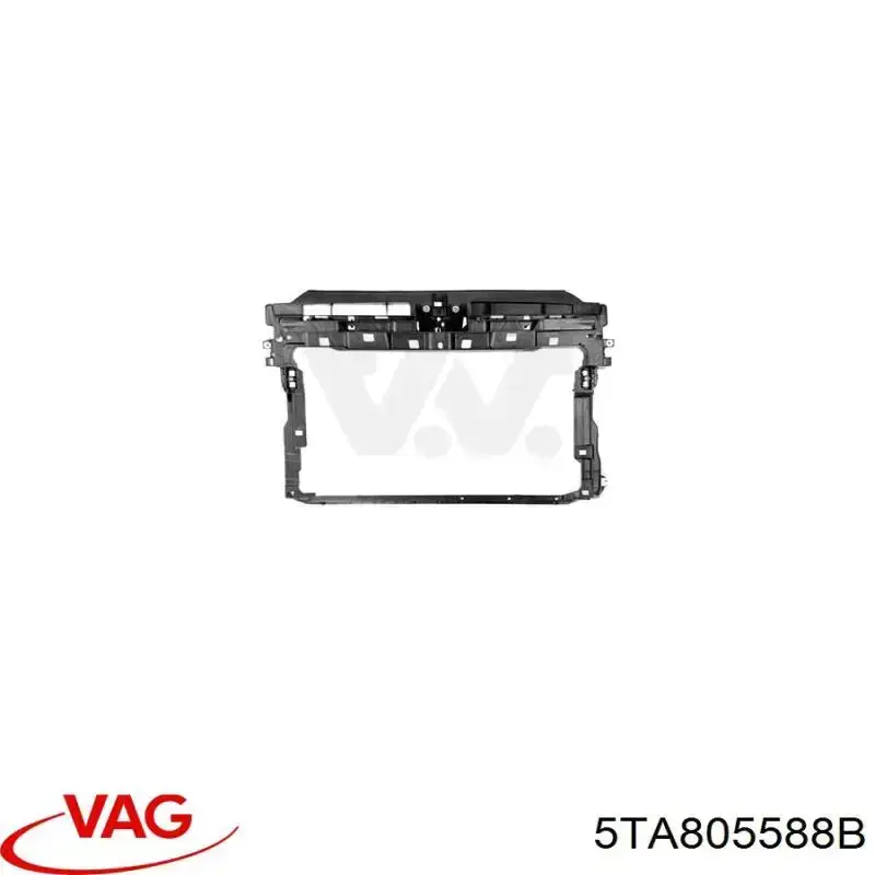  Soporte de radiador completo para Volkswagen Touran 3 