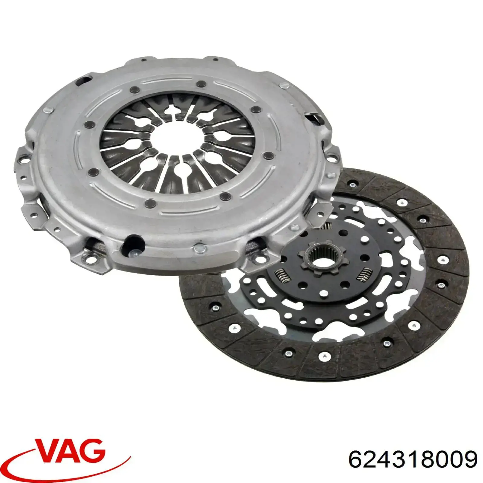 624 3180 09 VAG kit de embrague (3 partes)