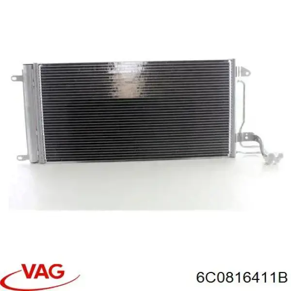 6C0816411B VAG condensador aire acondicionado