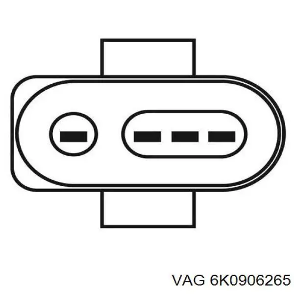 6K0906265 VAG sonda lambda sensor de oxigeno para catalizador