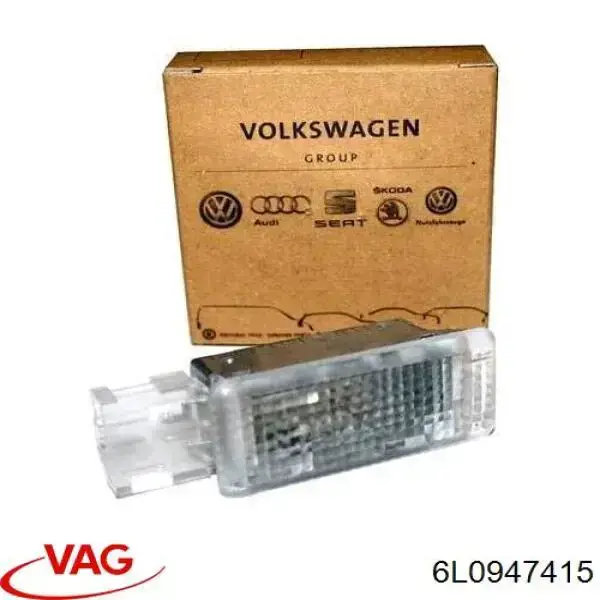  Lámpara, luz del maletero para Volkswagen Golf 5M1