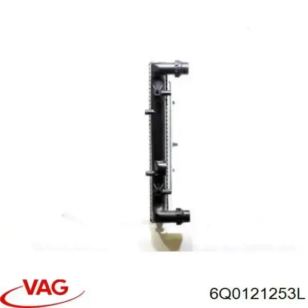 6Q0121253L VAG radiador refrigeración del motor