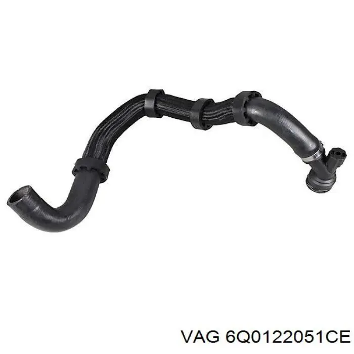  Manguera refrigerante para radiador inferiora para Seat Ibiza 6J1