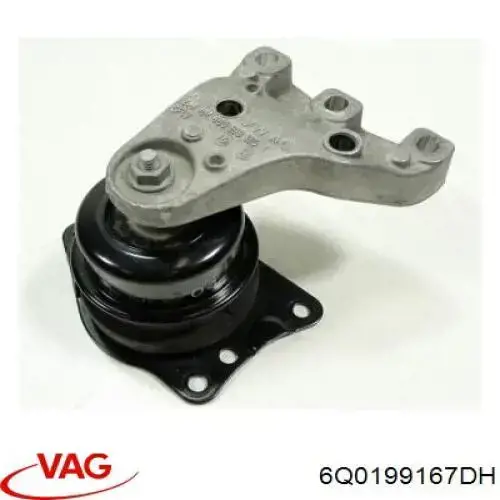 6Q0199167DH VAG soporte de motor derecho