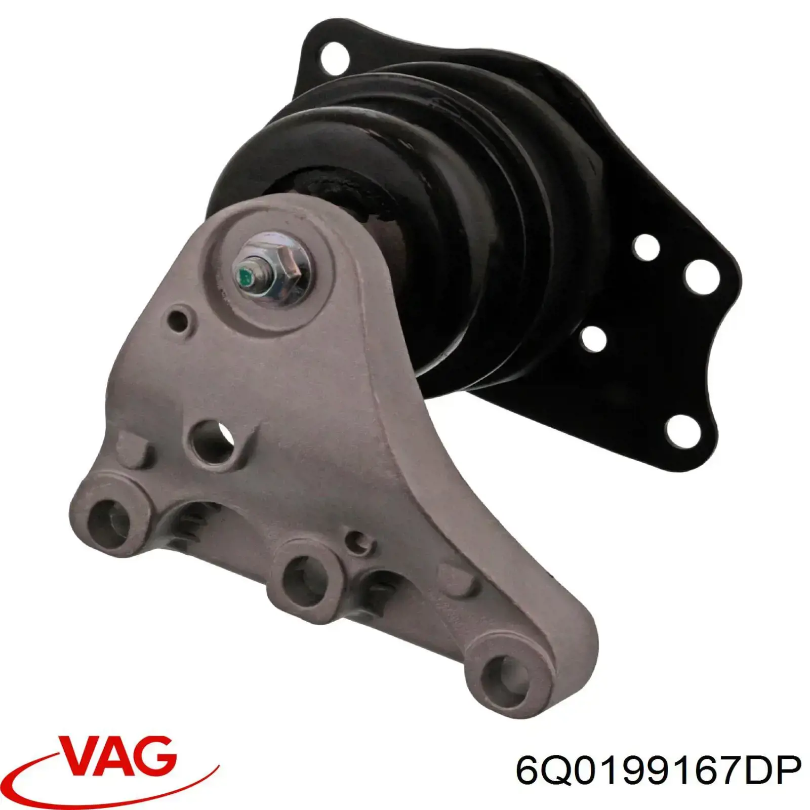 6Q0199167DP VAG soporte de motor trasero