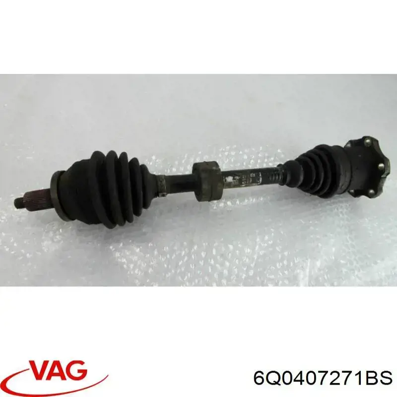 6Q0407271BS VAG árbol de transmisión delantero izquierdo