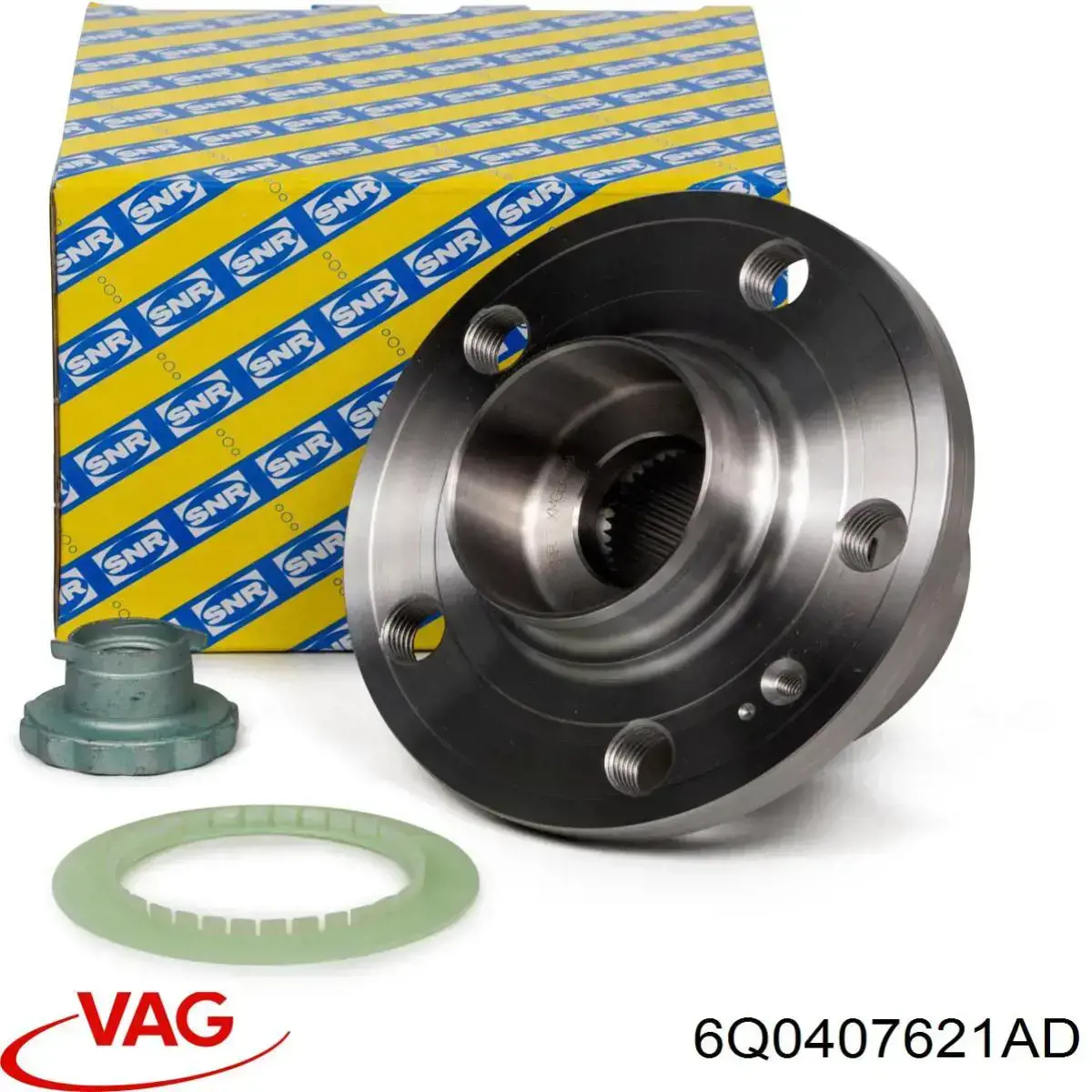 6Q0407621AD VAG cubo de rueda delantero