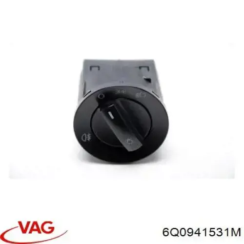 6Q0941531M VAG interruptor de faros para "torpedo"