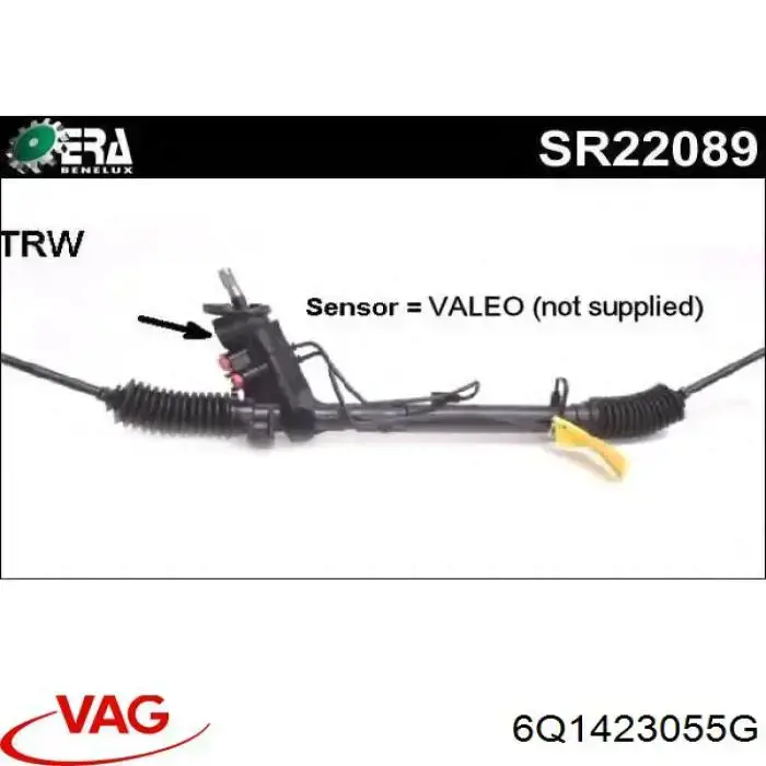 6Q1423055G VAG cremallera de dirección