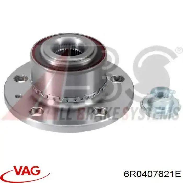 6R0407621E VAG cubo de rueda delantero