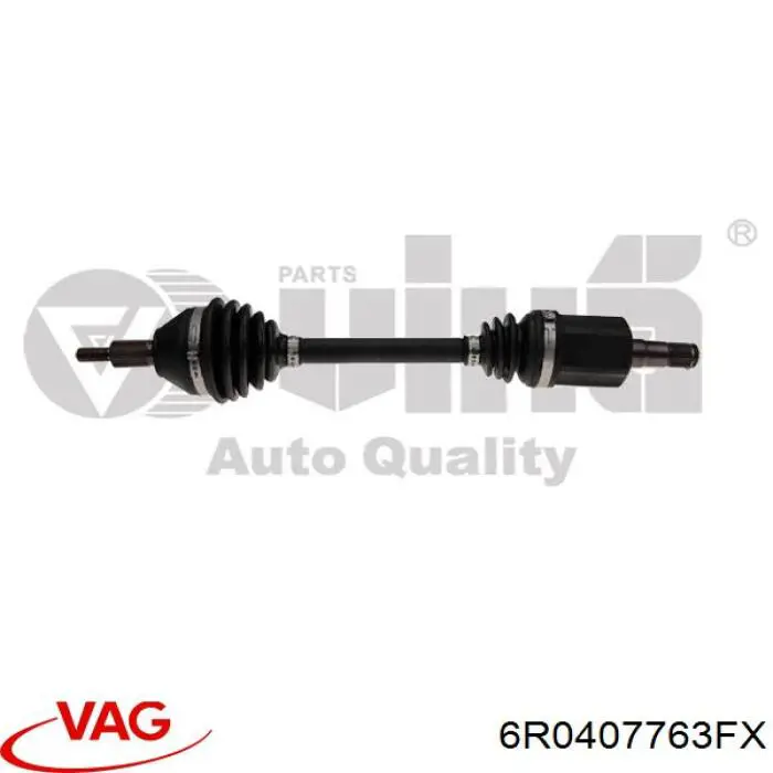 6R0407763FX VAG árbol de transmisión delantero izquierdo