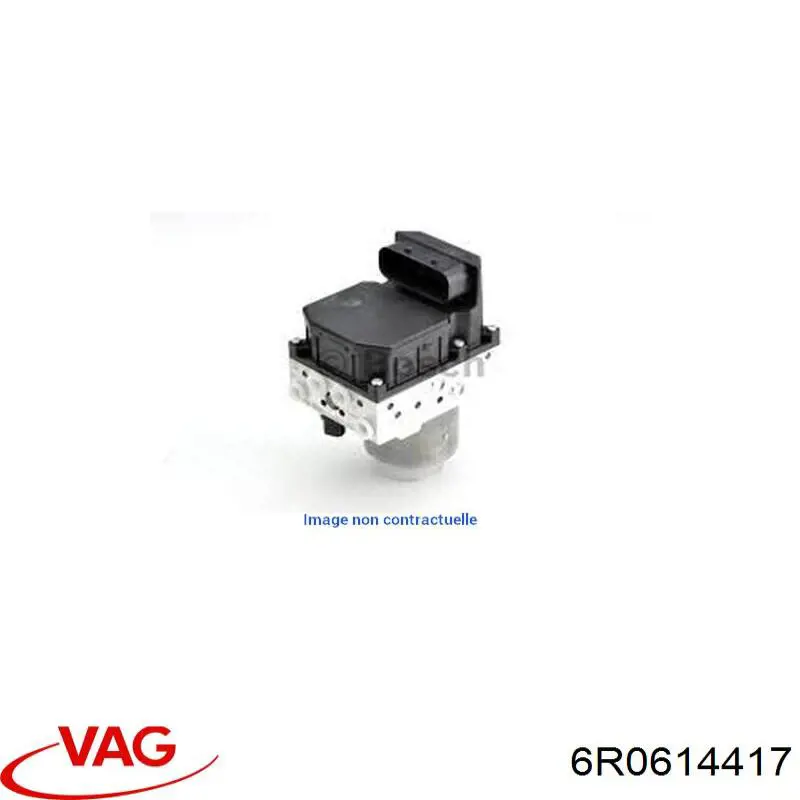 6R0614417D VAG módulo hidráulico abs