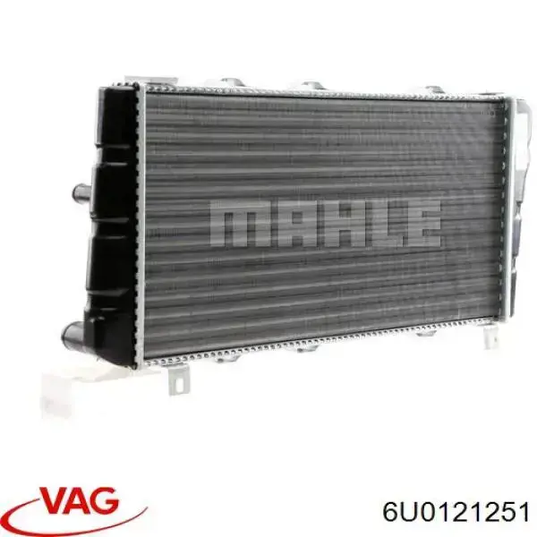 6U0121251 VAG radiador refrigeración del motor