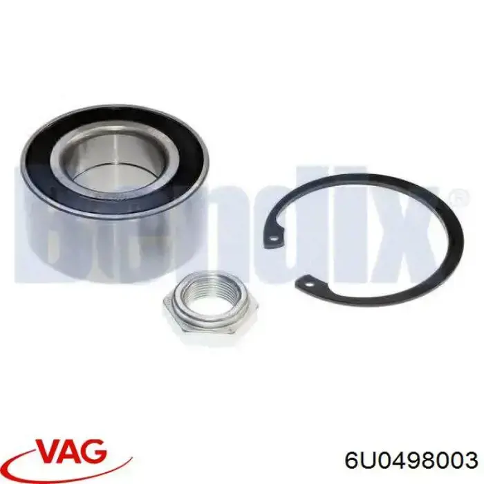 6U0498003 VAG cojinete de rueda delantero