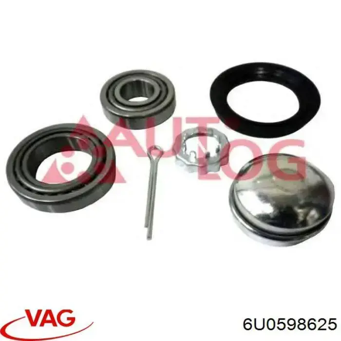 6U0598625 VAG cojinete de rueda trasero