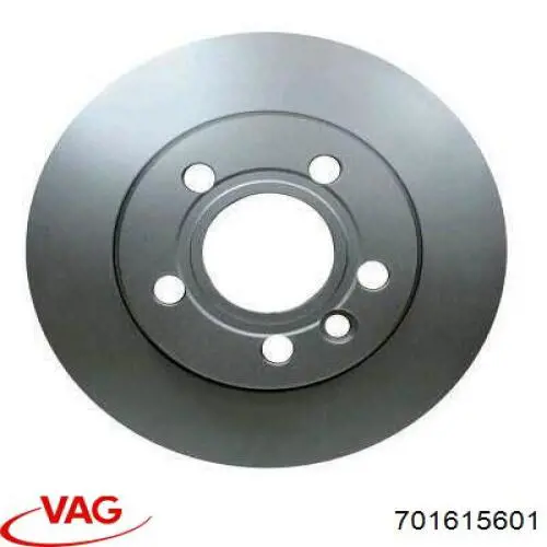 701615601 VAG disco de freno trasero