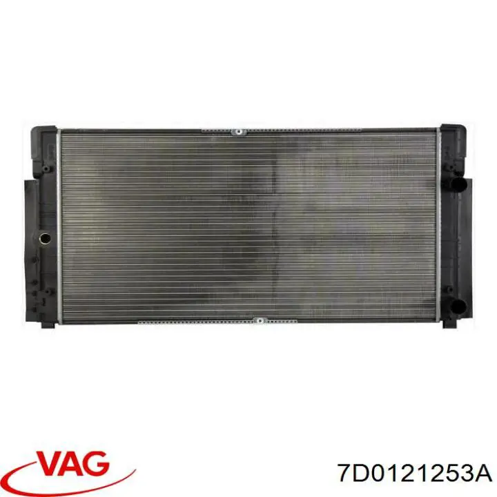 7D0121253A VAG radiador refrigeración del motor