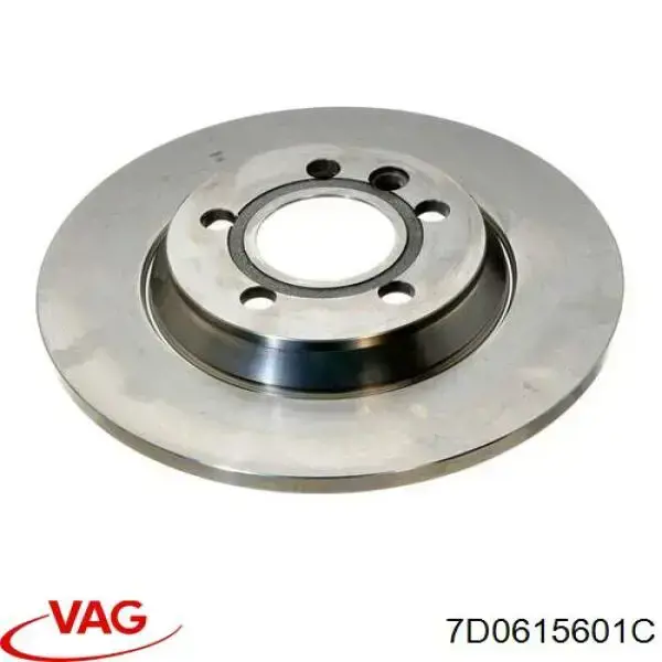 7D0615601C VAG disco de freno trasero