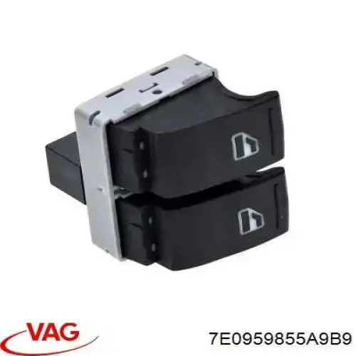 7E0959855A9B9 VAG unidad de control elevalunas delantera izquierda