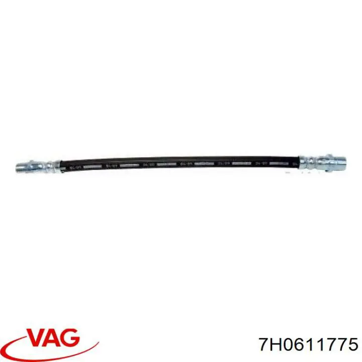 7H0611775 VAG tubo flexible de frenos trasero