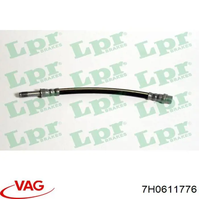 7H0611776 VAG tubo flexible de frenos trasero