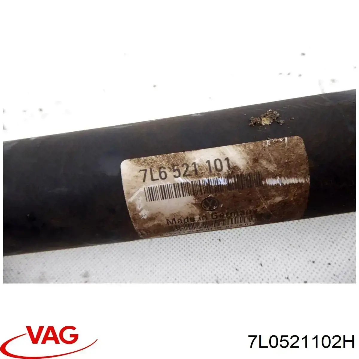 7L0521102H VAG árbol cardán trasero completo