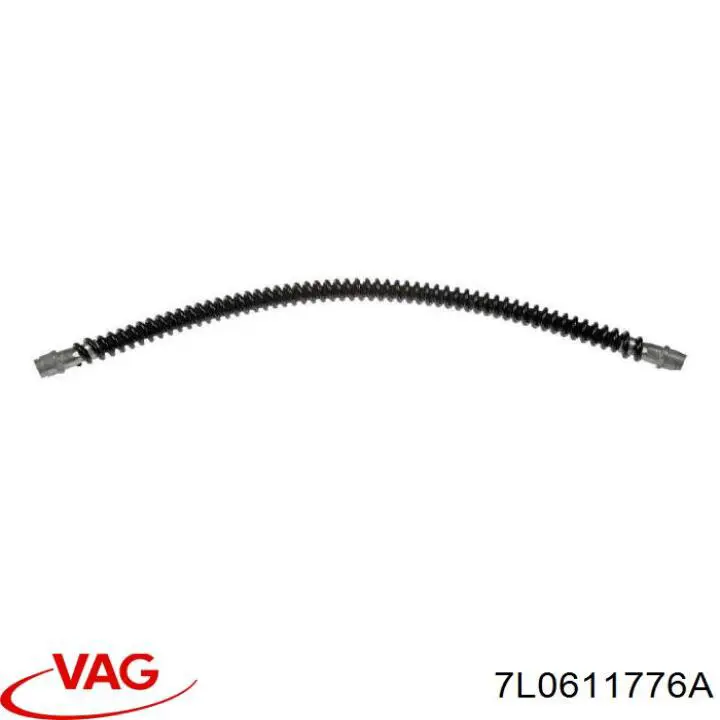 7L0611776A VAG tubo flexible de frenos trasero