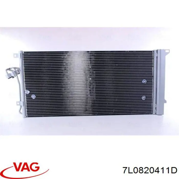 7L0820411D VAG condensador aire acondicionado