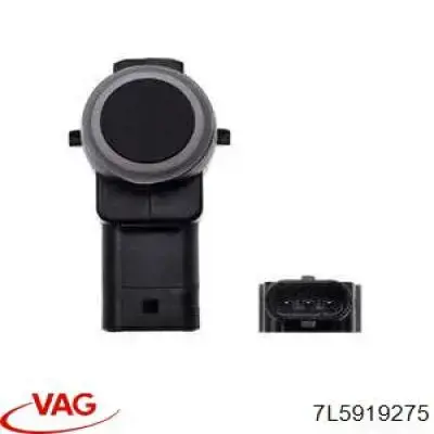 7L5919275 VAG sensor alarma de estacionamiento trasero