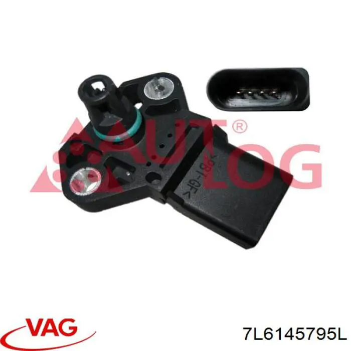 7L6145795L VAG sensor de presion de carga (inyeccion de aire turbina)