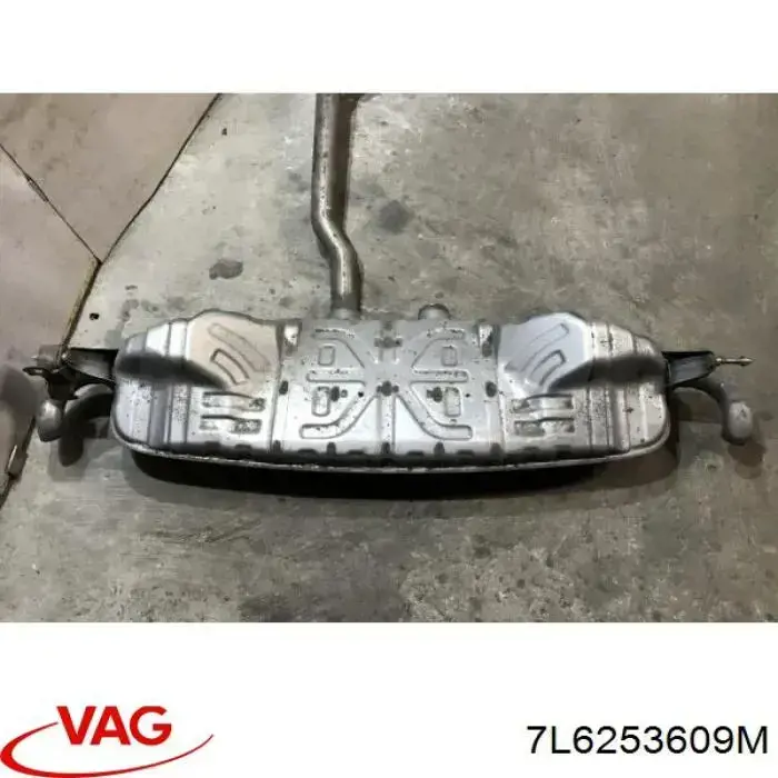  Silenciador posterior para Volkswagen Touareg 1 