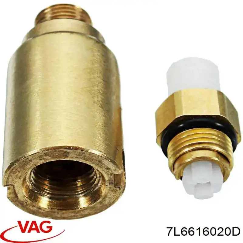 7L6616020D VAG amortiguador trasero derecho