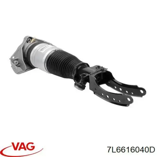 7L6616040D VAG amortiguador delantero derecho