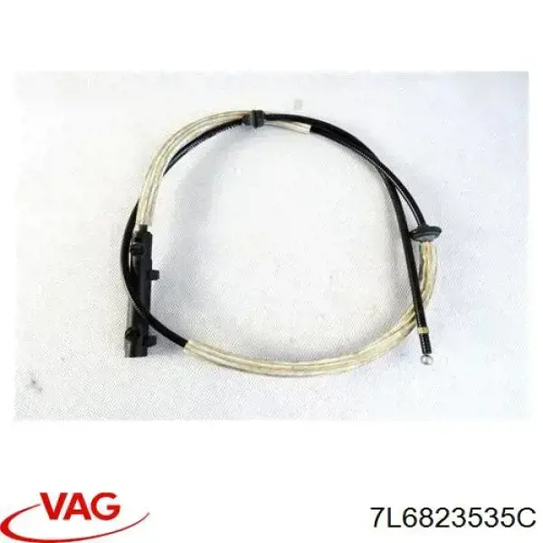  Tirador del cable del capó trasero para Volkswagen Touareg 1 