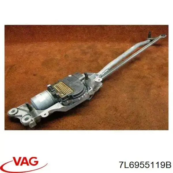  Motor del limpiaparabrisas del parabrisas para Volkswagen Touareg 1 