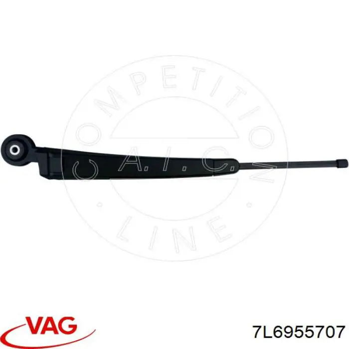  Brazo del limpiaparabrisas, lavado de parabrisas, luna trasera para Volkswagen Touareg 1 