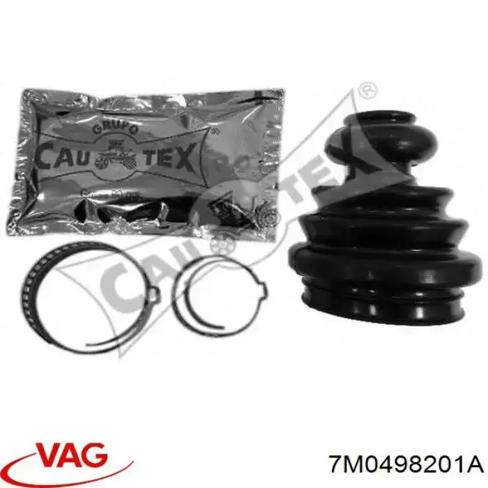 7M0498201A VAG fuelle, árbol de transmisión delantero interior